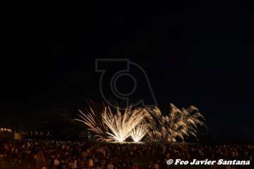 Los fuegos de Melenara 2018 (Foto Francisco Santana Ravelo)